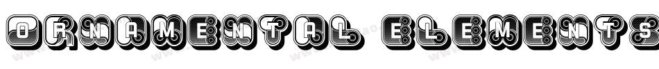Ornamental Elements II字体转换